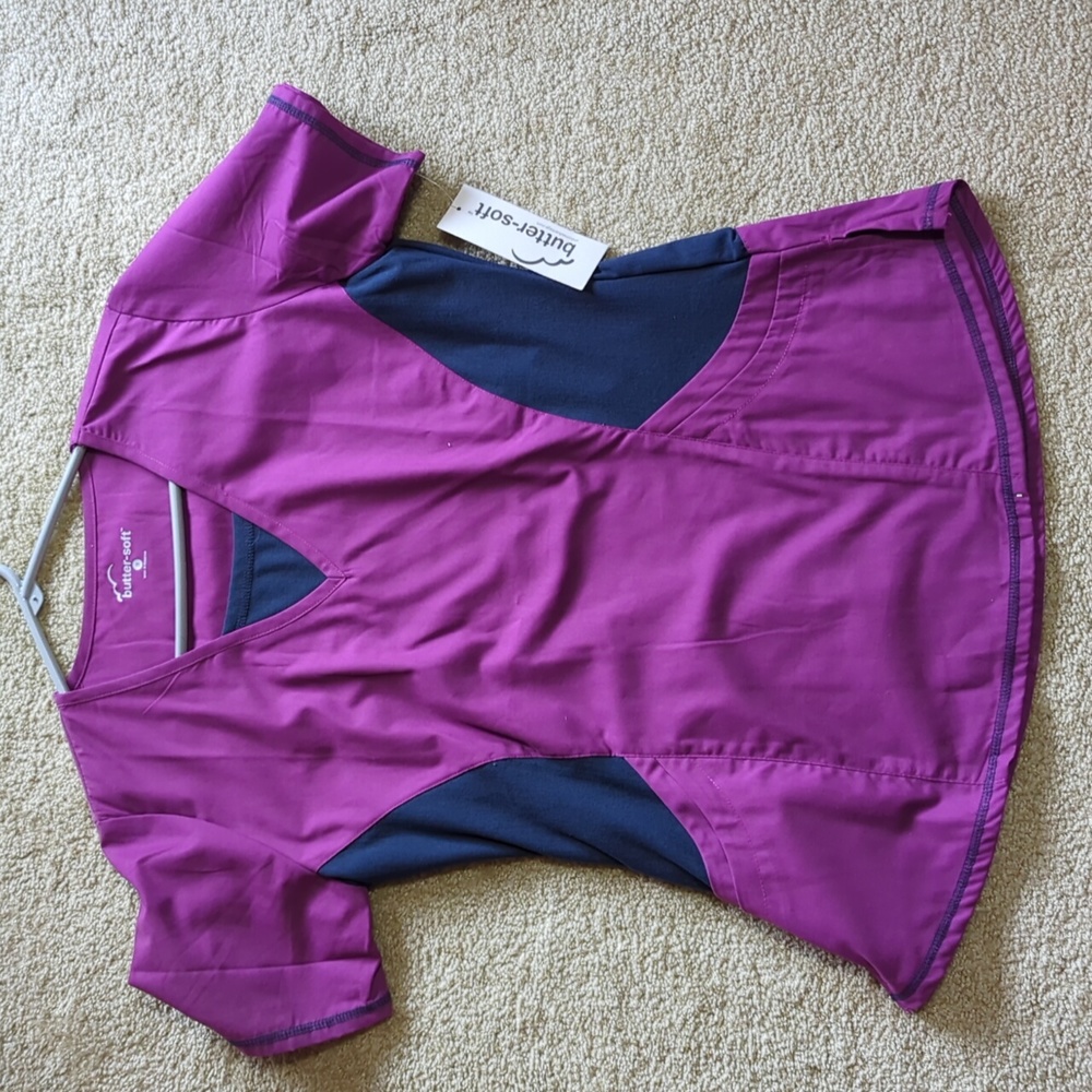 Purple Scrub Set - Picture 2 of 3